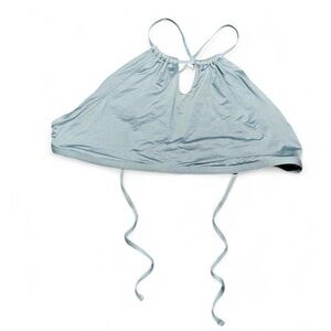 Patagonia Turquoise/Teal Halter Bikini Top, L